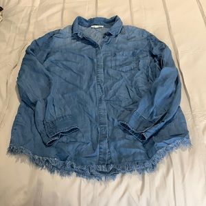 Chambray button up shirt